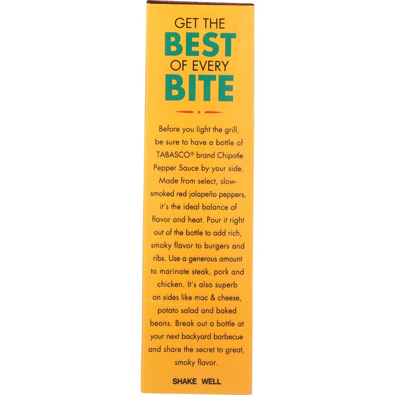 TABASCO, Chipotle Pepper Sauce, 5 Fl Oz(Pack of 6)