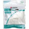 Mint Floss Picks, Dual-Function Dental Hygiene Pack, White, Plastic, 50
