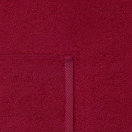 Top Towel - Plus - Bath Towels - 4 Face Towels or Bidet - 30 x 50 cm - 100% Cotton - Garnet