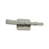Alpha Omega Braided Square Tie Clip