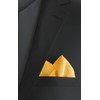 Weddecor Men's Satin Handkerchief Pocket Square Plain Handkerchief - Soft