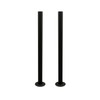VANCOCO Radiator Collars Cover Pair Matt Black Radiator Pipe Sleeves