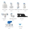 15 m fridge accessory set with fridge hose, water pipe