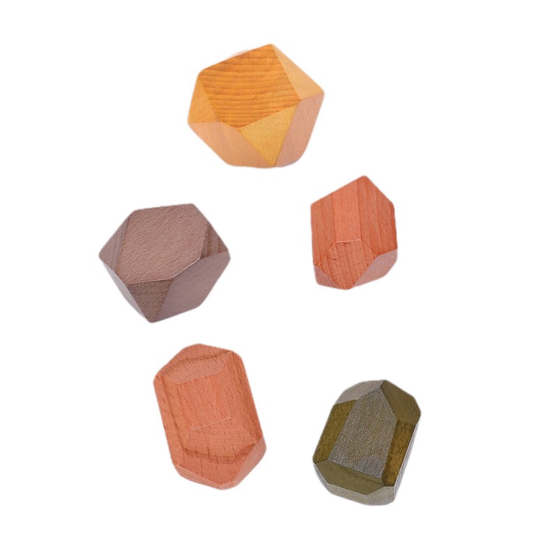 Wooden Stacking Game Building Blocks Educational Desktop Games for Kid