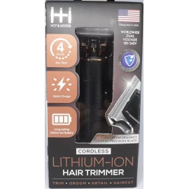 HOT & HOTTER Cordless Lithium-Ion Hair Trimmer