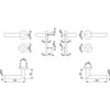 HOPPE FH Handle Set Amsterdam Object & Fire Protection DIN