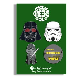 Golf Ball Marker Gift Set - Galatic Legends Ball Markers (Postcard)