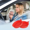 Zpana 4PCS Car Cup Holder Coasters, Silicone Non-Slip Vehicle Cup