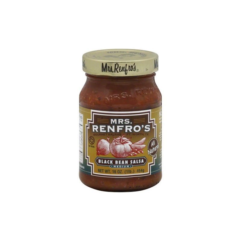 Mrs. Renfro's Salsa Black Bean 16.0 OZ(Pack of 3)