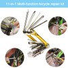QitinDasen Premium 11 in 1 Multifunctional Bike Repair Tool, Portable