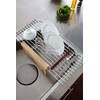 Yamazaki Home Drying Folding Sink Drainer Rack, Large, White