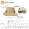 TOP-EX Extra Large Waterproof Mens Bucket Sun Bucket Hat for