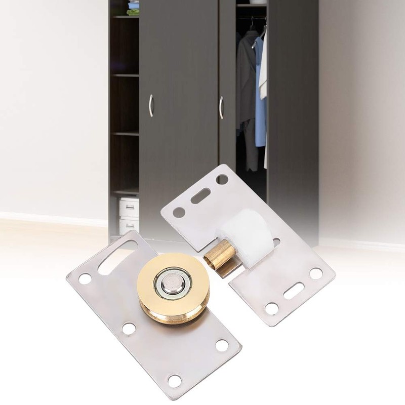 2 Pairs Sliding Door Rollers Sliding Door Roller Cabinet Door
