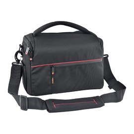 DSLR Camera Case, FOSOTO Shoulder Bag for Digital Cameras Large Capacity with Storage & Dividers for Different Cameras