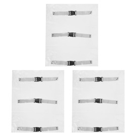 FRCOLOR Dental Chair Foot Cover Pad, 3 Pcs Plastic Dustproof Dental Chair Toe Cover Washable Clinic Unit Protector Foot Mat Cushion Elastic Band