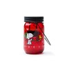 Excelsa Peanuts Christmas Lantern Tealight, Red with Decoration, Size: 7.5