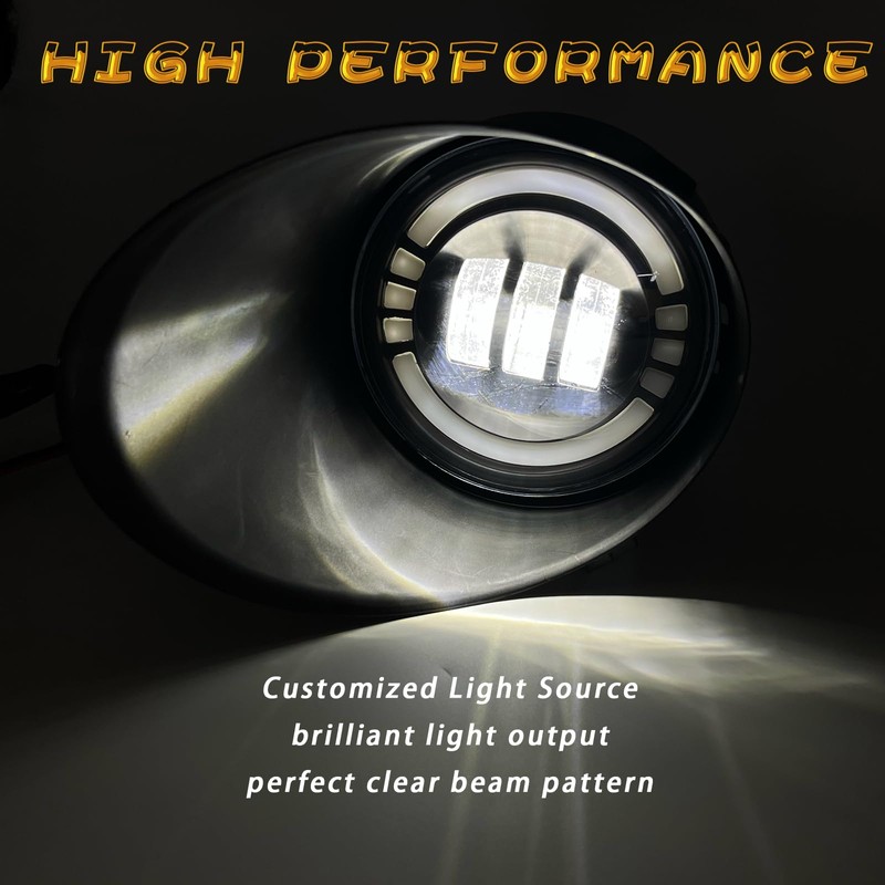 Luces antiniebla LED y DRL compatibles con Toyota Tundra 2007,