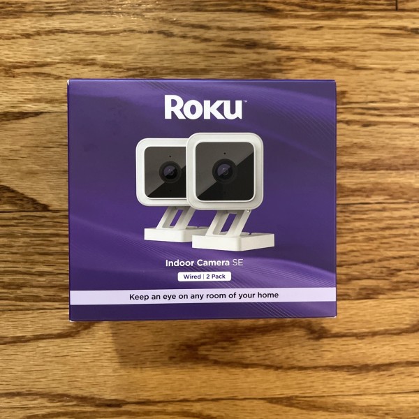 Roku CS1000P2R Smart Home Indoor Camera SE (2-Pack) Wired Security
