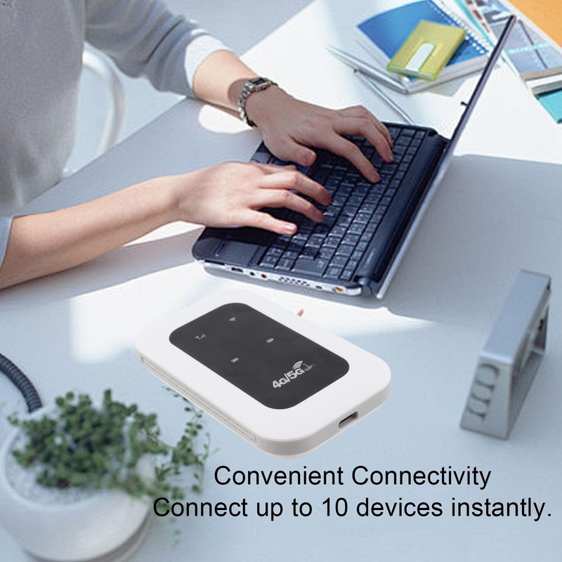 Zopsc 4G LTE Mobile Hotspot, 300Mbps 4G Router, Portable Travel