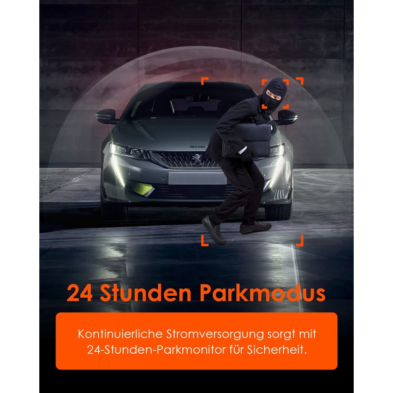 VANTRUE 5 Levels 11.5 Ft USB-C Hardwire Kit with Acc