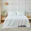 ILAVANDE White King Sheets Set 6 Piece,Hotel Luxury Super Soft