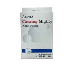 Alpha Mighty Clearing Acne Patch Original Patch - Hydrocolloid Acne Pimple Patch for Covering Zits and Blemishes, Spot Stickers for Face and Skin (36 count)