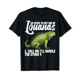Lizard Hunting Equipment Tools Iguana Removal Tech T-Shirt