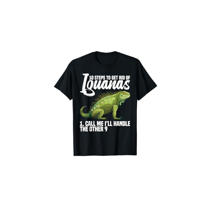 Lizard Hunting Equipment Tools Iguana Removal Tech T-Shirt