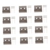 Operitacx 12Sets Stainless Steel Tile Fasteners Tile Display Hooks Wall
