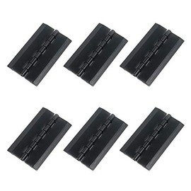 Tulead Acrylic Hinges Black Hinges 2.95"x1.77" Piano Hinges Box Hinges Pack of 6