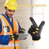HANDLANDY Cut Resistant Gloves Men Anti-Vibration Work Gloves, Padded Palm