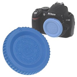 Fotodiox Blue Designer Body Cap Compatible with Nikon F-Mount Cameras