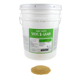 Organic Hulled (Husk Removed) Millet Seeds: 35 Lb - Non-GMO Cereal Grain - Make Millet Beer, Grind Millet Flour, Cereal, Bird Seed, Emergency Food Storage