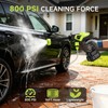 Bestregerd Cordless Portable Washer Battery Operated, 800 PSI Portable Handheld