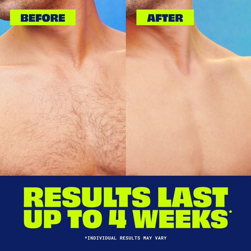 Nair Men Hair Remover Body Cream, Quick and Easy Body