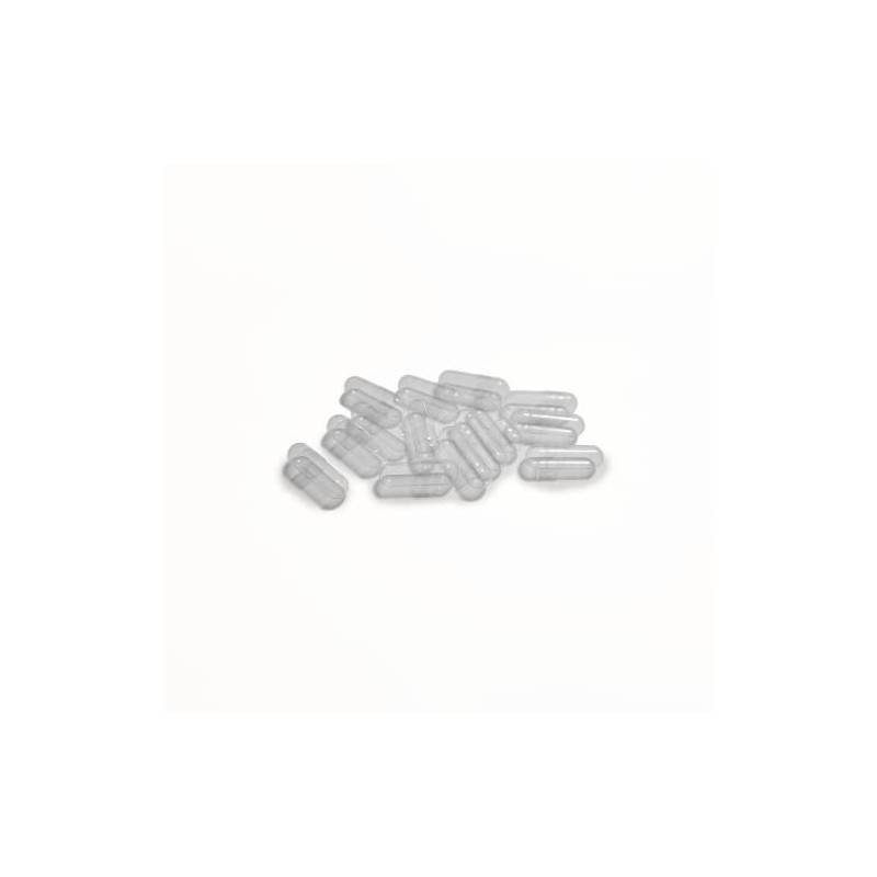 1000 Empty Vegetable Capsules Size 3 Natural. Halal. Kosher. Hypoallergenic.