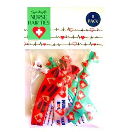 8 Piece Nurse Gift Hair Elastics, Gifts for Nurses, Nurse Gifts for Women, Nurses Gifts, Gift For Nurse, Nursing Gifts for Nurses, Nursing Gifts, Nurses Week Gifts, Nursing Graduation Gifts, Nurse Practitioner Gifts, Nursing Student Gifts, RN Nurse Gifts