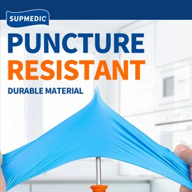 Supmedic Supmedic Nitrile Exam Glove, 3.5 mil Disposable Medical Gloves Powder-Free Latex-Free, Case of 1000 pcs (Blue) (Medium)
