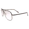 Oversized Square Gunmetal Old School 80s Bifocal Reader 3.75 Reading