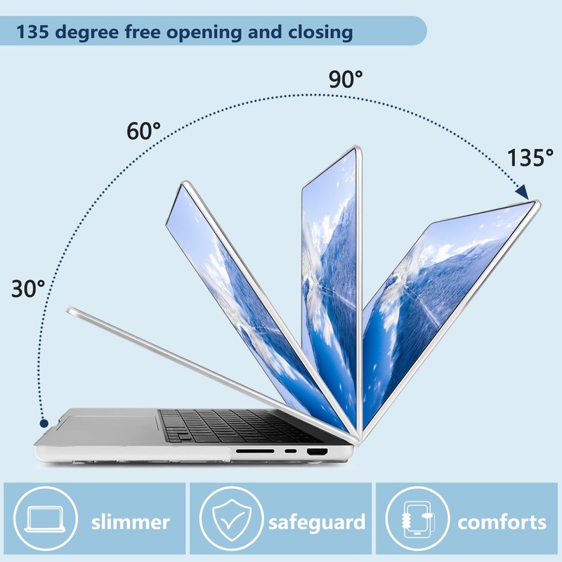 for MacBook Pro 16 Inch Case (2025–2021, M4/M3/M2/M1 Pro &