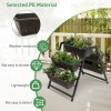 3-Tier Vertical Raised Garden Bed with 5 Plant Boxes Flower