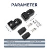 BANHAO Hood Latches Locking Hood Catch Kit Compatible with Jeep