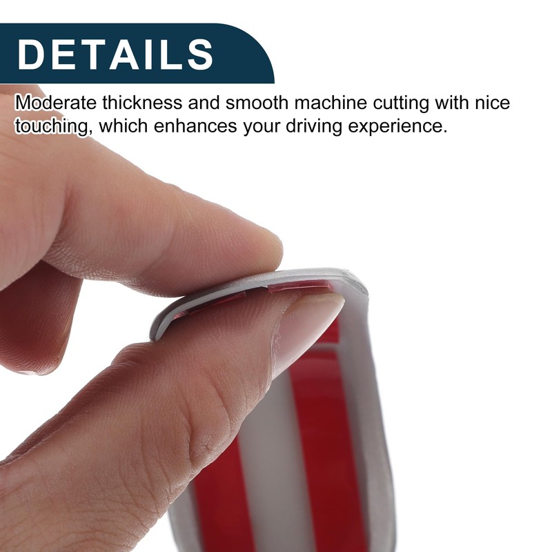 TUCKBOLD ABS Gear Shift Knob Button Cover for Toyota Land