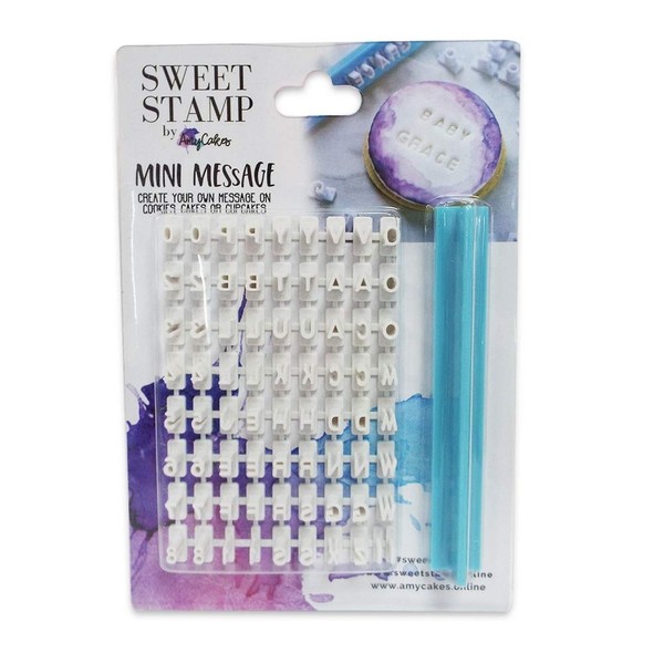 Sweet Stamp Mini Message Embossing Set - 72 Pieces