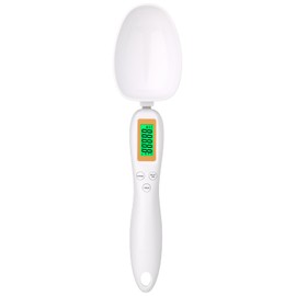Spoon Scales Digital Measuring Spoon, 500 g / 0.1 g Spoon Scales Digital Weighing Spoon with Hold and Tare Function 4 Units and LCD Display, Spoon Scales for Smallest Quantities, Precision Scales for