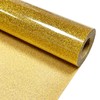 Gold Glitter Heat Transfer Vinyl 12" x 8 ft HTV