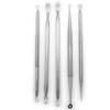 KAV Comedone Extractor Kit 5-Piece Blackhead Remover Tool Set with