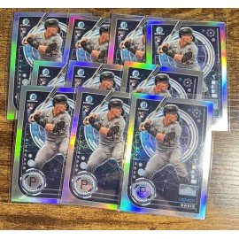 10x 2024 Bowman Chrome Henry Davis AI Refractor RC #BAI-2 Pirates 10x Lot