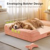 CWAWZ Extra Large Dog Bed, Orthopedic Dog Bed with Cooling