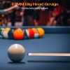 Pool Sticks for Adults 1.50m/59in High-End Pool Cue Maple Double-Section